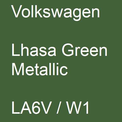 Volkswagen, Lhasa Green Metallic, LA6V / W1.